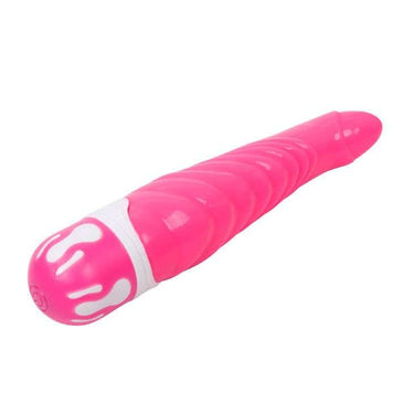 Vibratore stimolante con rilievi, 10 funzioni, 21,8 cm rosa